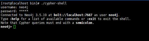 通过cypher-shell登录