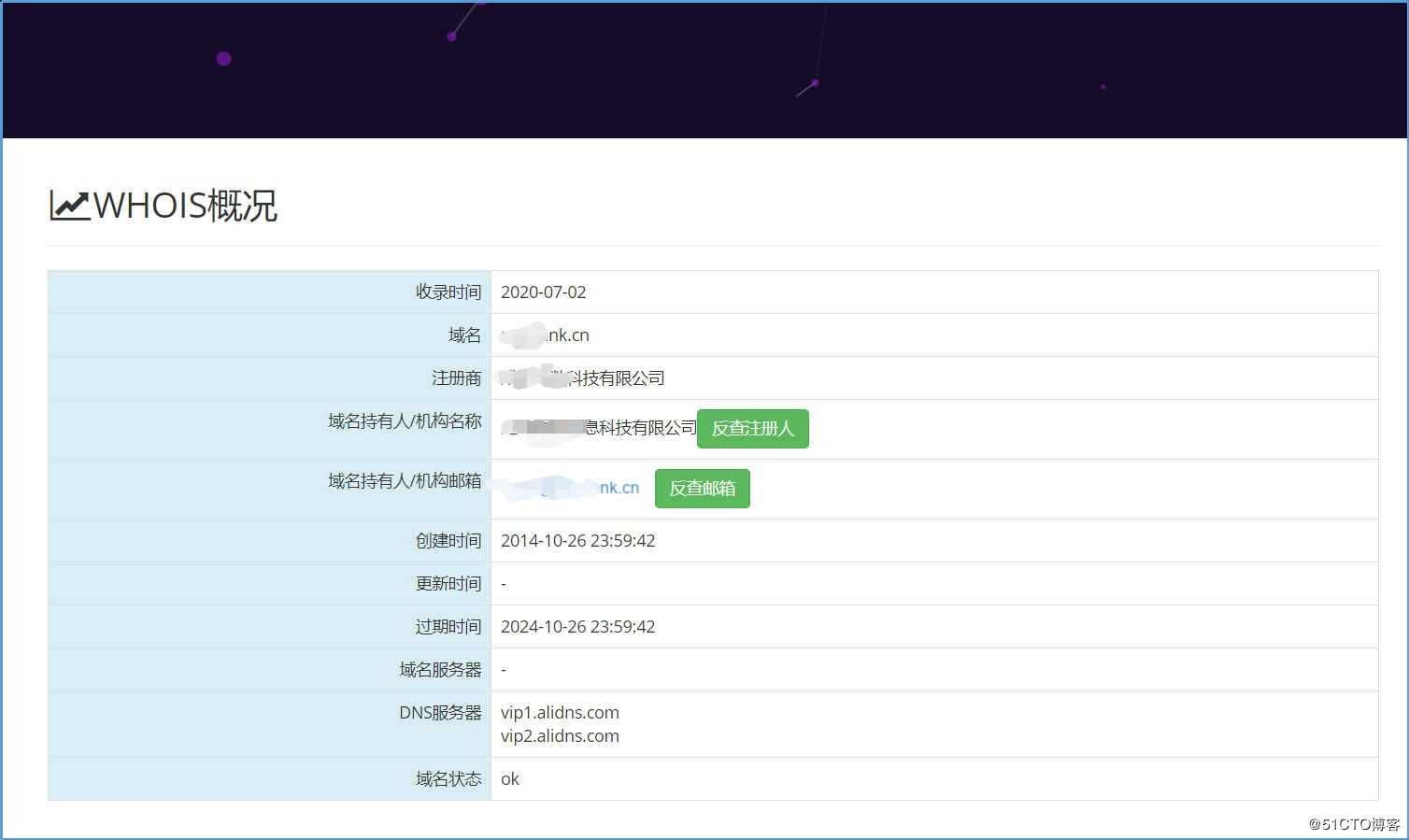 Whois信息收集及利用方式