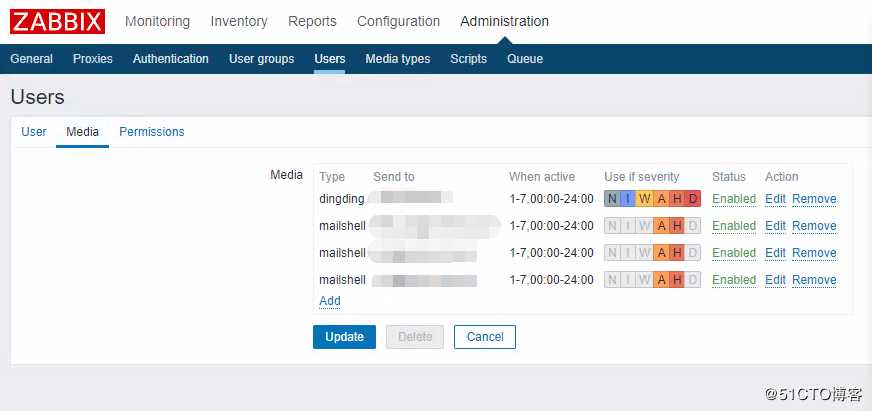 zabbix3.0实现钉钉告警