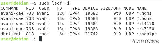 如何检查Debian 10开放的端口？