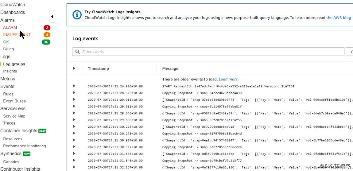 【AWS 征文】AWS Lambda 自动拷贝EC2 快照