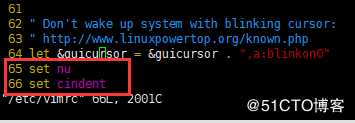 Linux vim设置缩进与行号