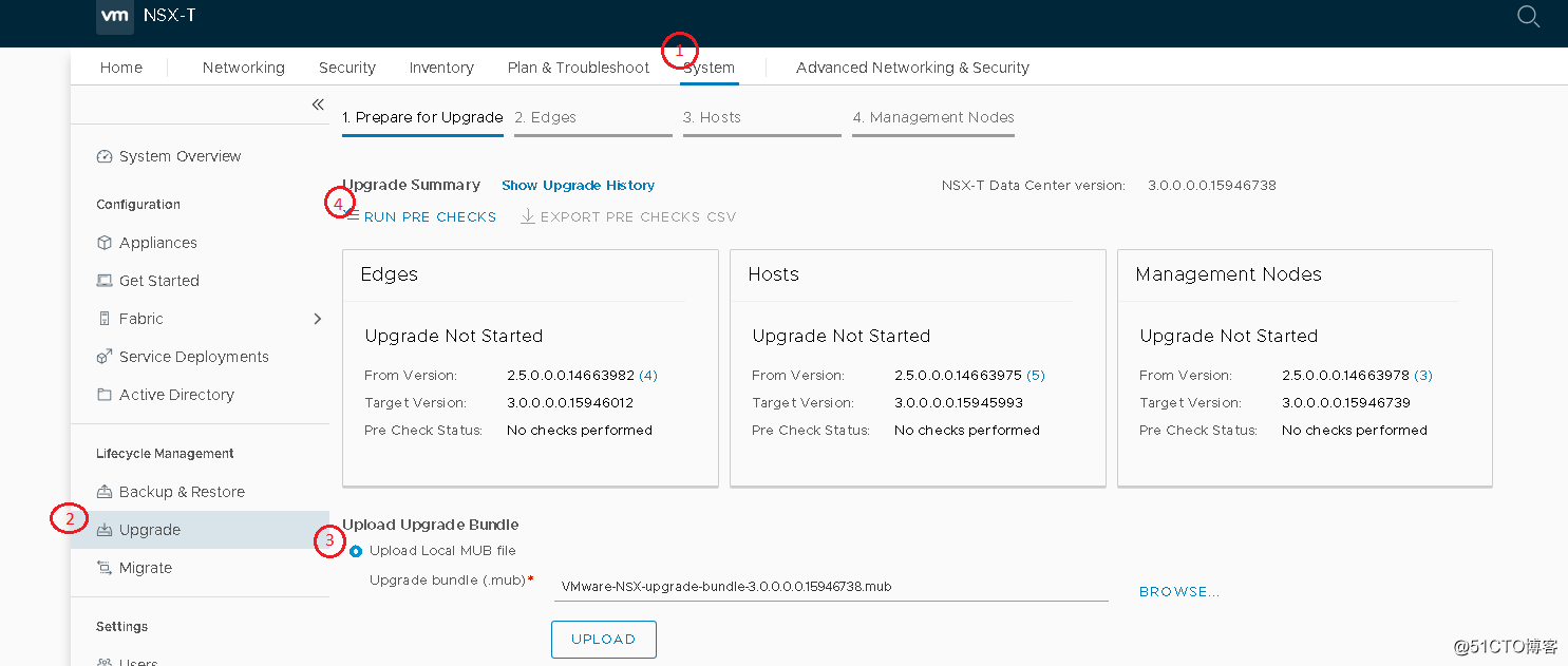 升级NSX-T 到v3.0