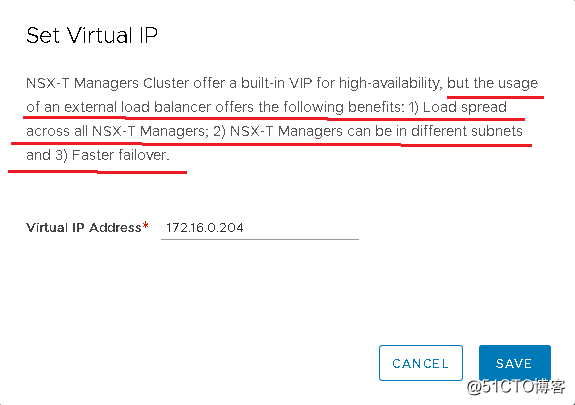 为NSX-T管理节点群集配置负载均衡器