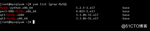 MySQL安装-yum安装部署MySQL（2）