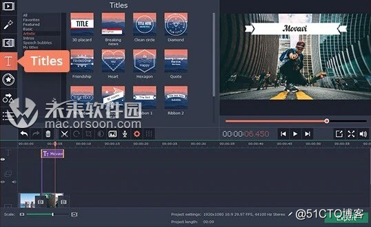 Movavi Video Editor For Mac制作图片视频教程