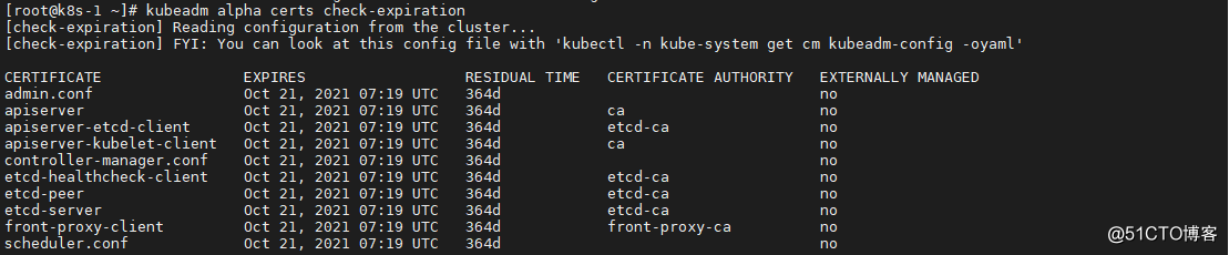 更新一个10年有效期的 Kubernetes 证书