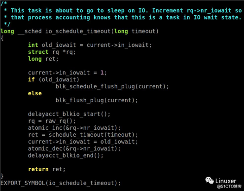 朱辉(茶水)： Linux Kernel iowait 时间的代码原理