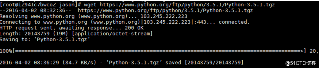 CentOS 7安装Python3.5