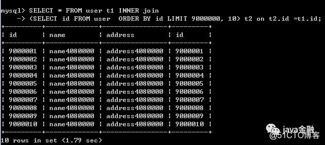 mysql大量数据分页优化