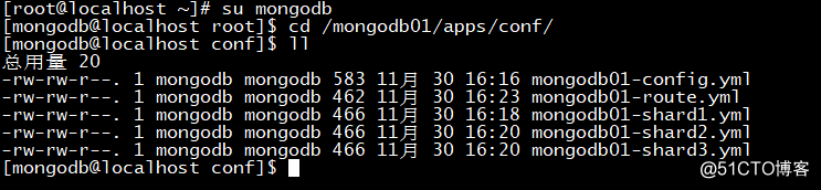 Mongodb4.4.1分片集群搭建