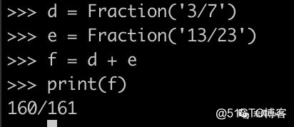 一日一技：在Python里面做分数的运算