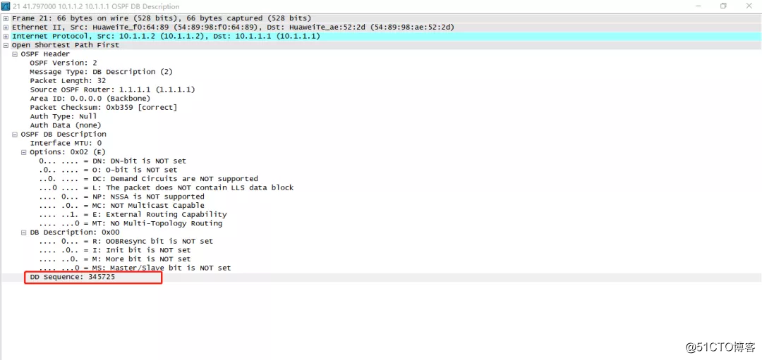 wireshark抓取OSPF协议交互的5种报文分析OSPF路由协议建立邻接关系的过程