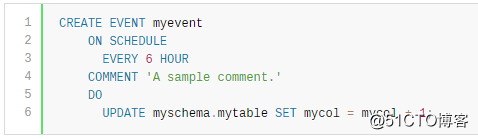 MySQL的SQL语句 - 数据定义语句（3）- ALTER EVENT 语句