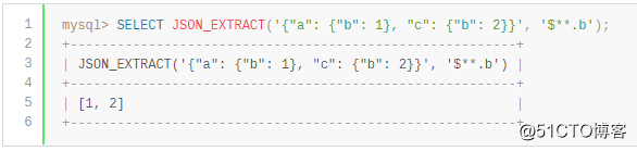 MySQL数据类型 - JSON数据类型 （2）