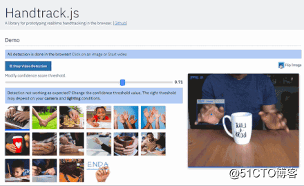 Handtrack.js 开源：3行JS代码搞定手部动作跟踪