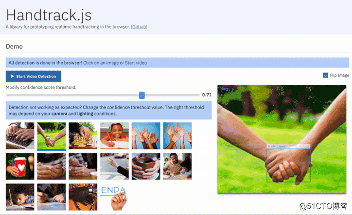Handtrack.js 开源：3行JS代码搞定手部动作跟踪
