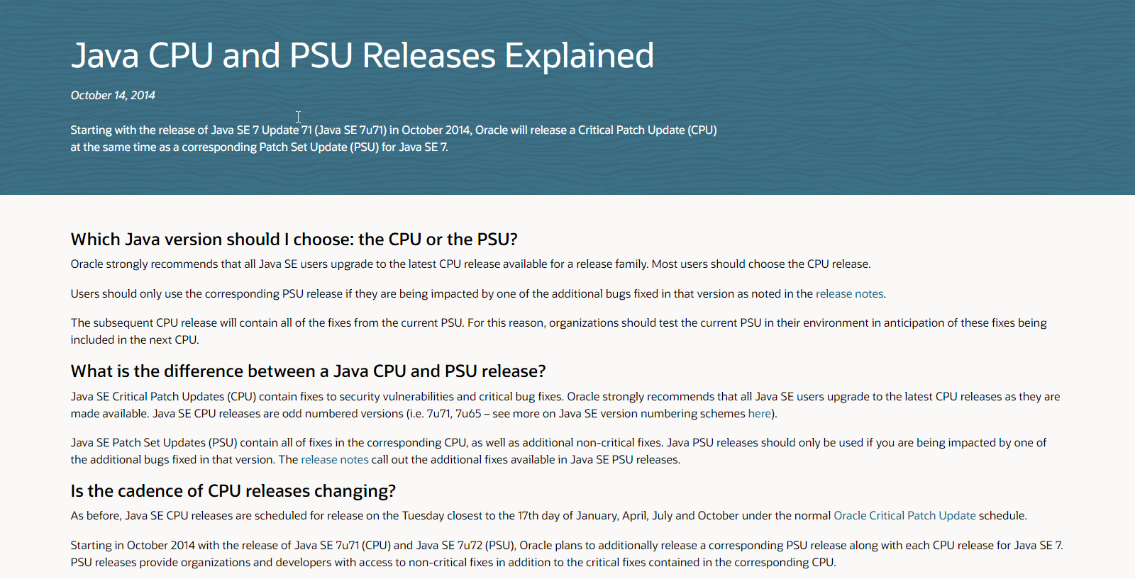 02(Java CPU and PSU Releases Explained)
